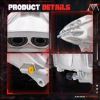 MAYASAF 185129 Front Right Passenger Side Disc Brake Caliper Assembly