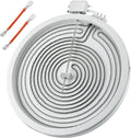WB30T10130 Dual Haliant Surface Element 12 Inch Compatible with GE Range, Radiant Surface Element Replace AP4344395, PS2321564, 1474216 by Fetechmate - 1 Year