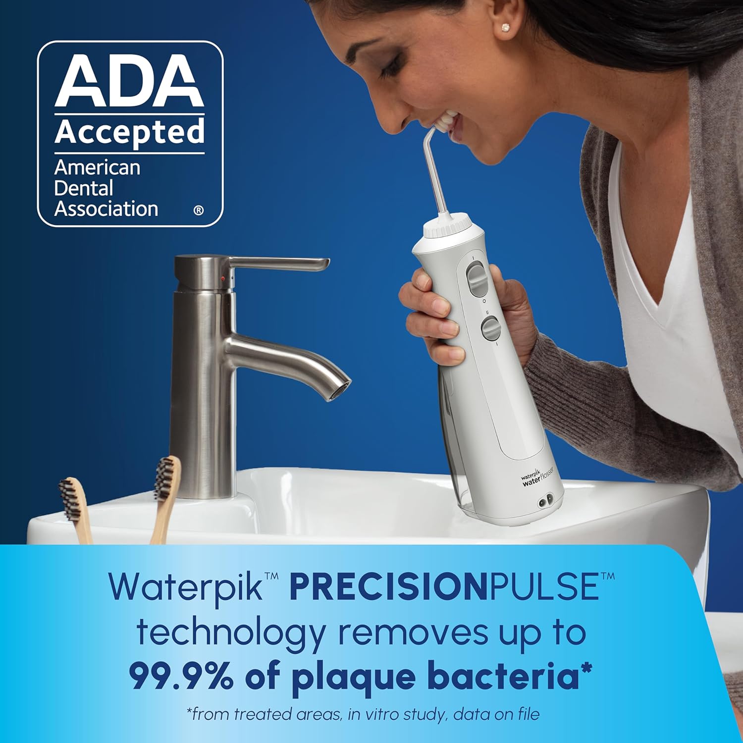 Cordless Pearl and Sensonic Rechargeable Electric Toothbrush and Water Flosser Combo, Complete Dental Care for Teeth