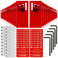 20-Set Fire Alarm Breaker Lockout Kit - Red Heavy Duty Metal