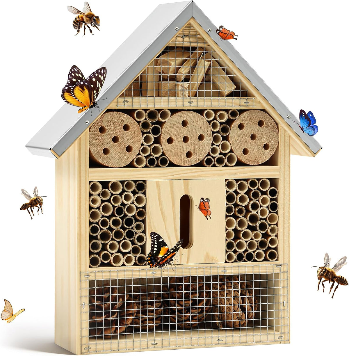 Insect Hotel & Mason Bee House,Butterfly House, Ladybug Hotel