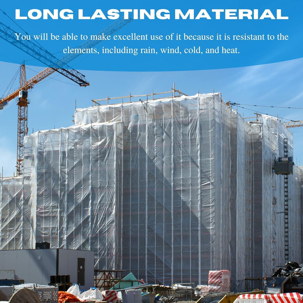 Vapor Barrier Supply - Clear Plastic Sheeting - Clear Plastic Tarp, Polyethylene Vapor Barrier Plastic Sheeting