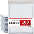 100 PC 8.5x14.5 Inches Poly Bubble Mailers Shipping Padded Envelopes Self Seal Waterproof Cushion Envelopes