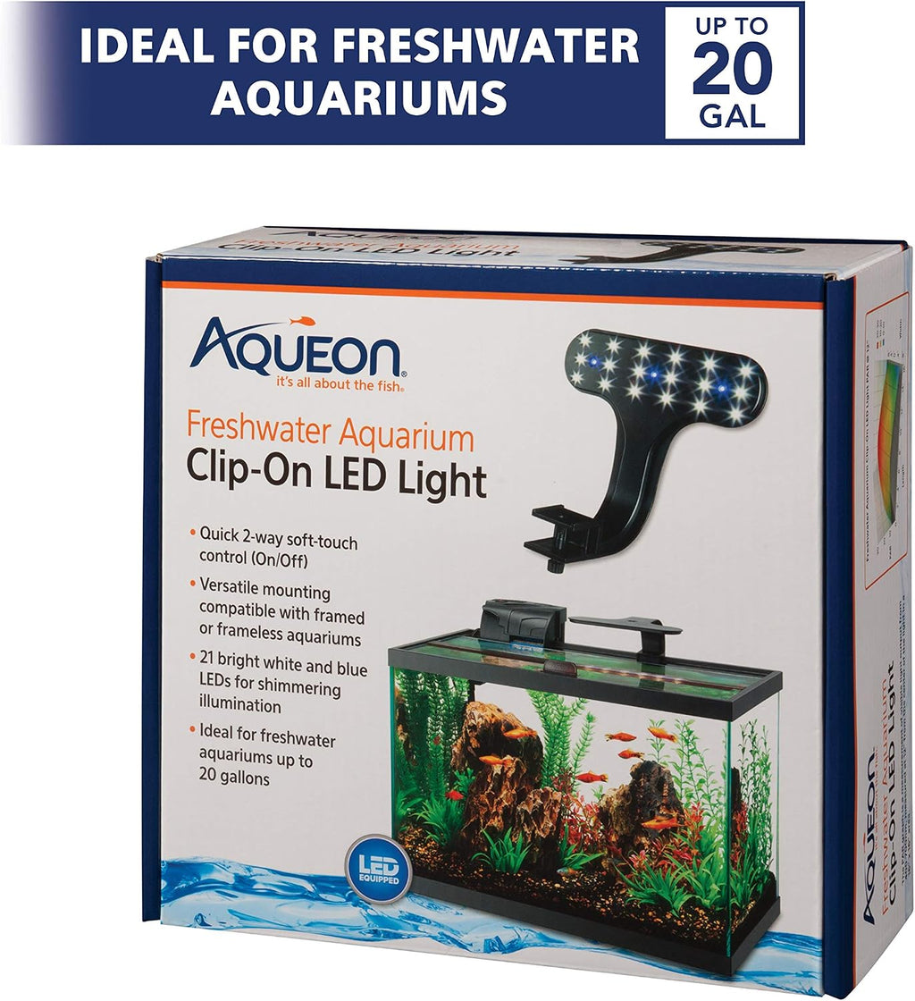 Freshwater Aquarium Clip-On LED Fish Tank Light, One Size