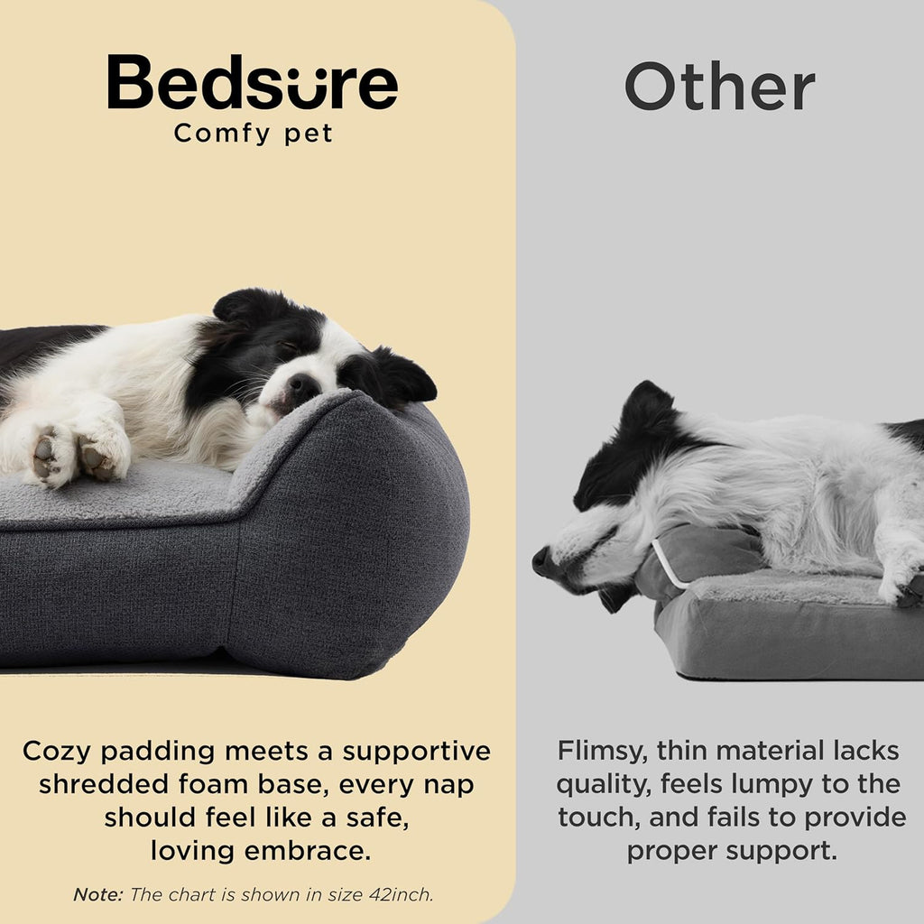 SupportMax XL Orthopedic Dog Beds Large Sized Dog - Extra Thick Supportive Dogs Couch with Waterproof Washable Cover