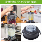 Unrevik 1-Pack Lid Plug Replacement Fit for Vitamix 64oz High Container