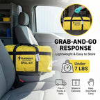 FlashDry Portable Universal Spill Kit Bag, Hazardous Clean Up Kit - 2 Kits