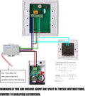 RFID Door Access Control System Kit 280kg Electric Magnetic Lock | 620LB Holding Force, 110-240V AC to 12VDC 3A 36W