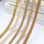 Gimp Braid Trim, 5 Yards 0.59 Inch Fabric Trim, Gold