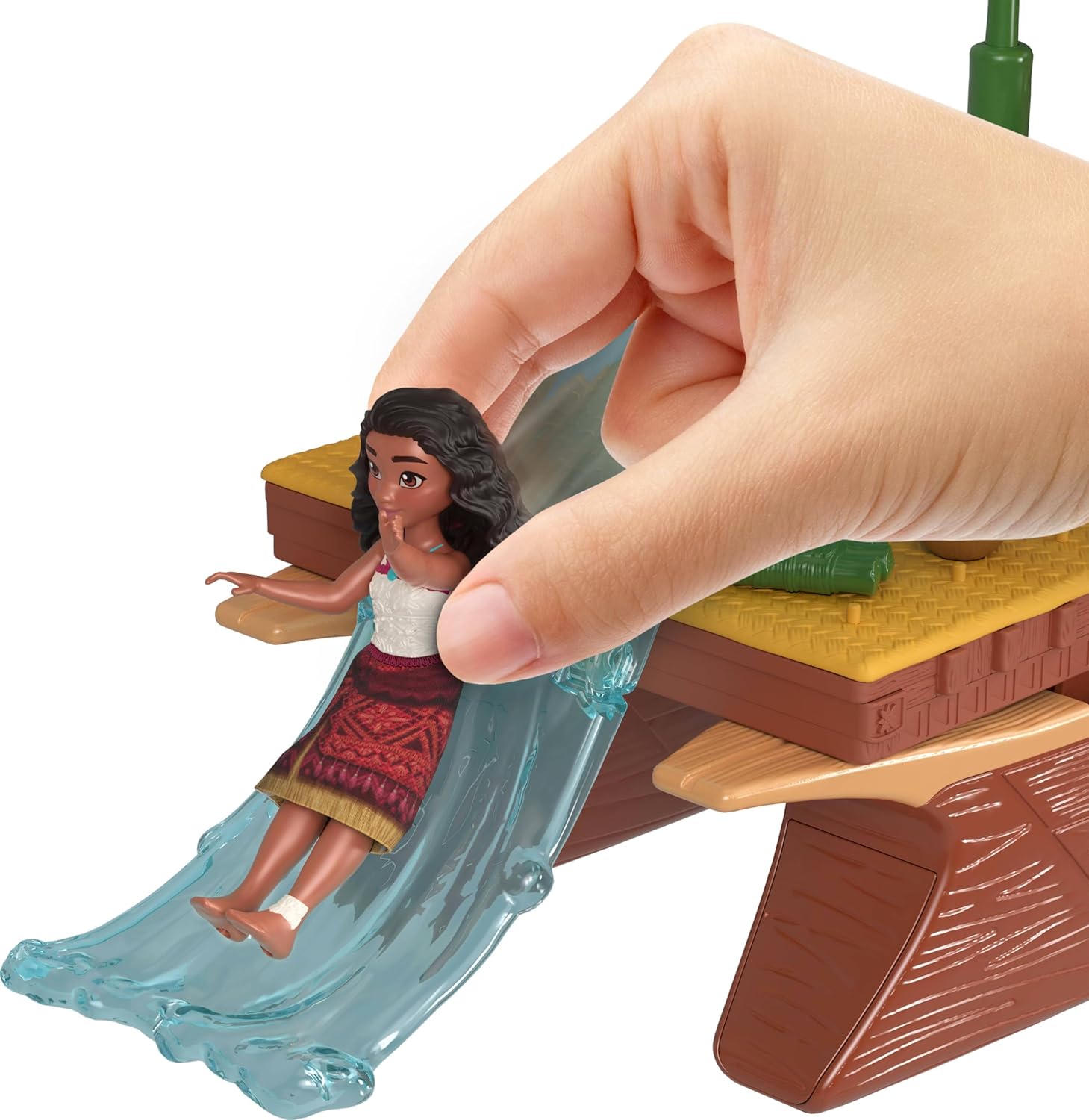 Disney Moana 2 Toy Playset with Floating Adventure Canoe, Small Doll, 1 Character Friend, 6 Play Areas & 10 Accessories