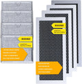 ME19R7041FS ME19R7041FSAA 8-Pack Microwave Filters: 4 Charcoal + 4 Grease