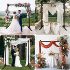 7.2FT Square Wooden Wedding Arch