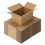 40 Packs 7x5x4 Shipping Boxes, Brown Mailing Boxes