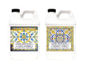 Perugia Italian Deruta Hand Soap Refill Set, White Jasmine and Coconut Citrus Scents, 64 Fl Oz Bottles, 2-Pack