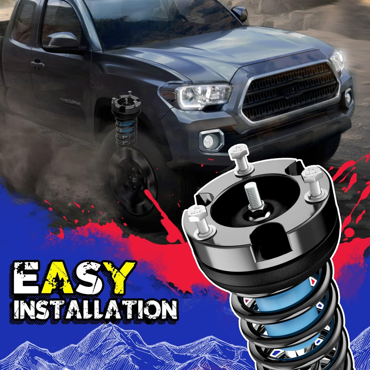 KSP 2" lift kits for Tacoma 2005-2023, Leveling Kit Lift Strut Spacers