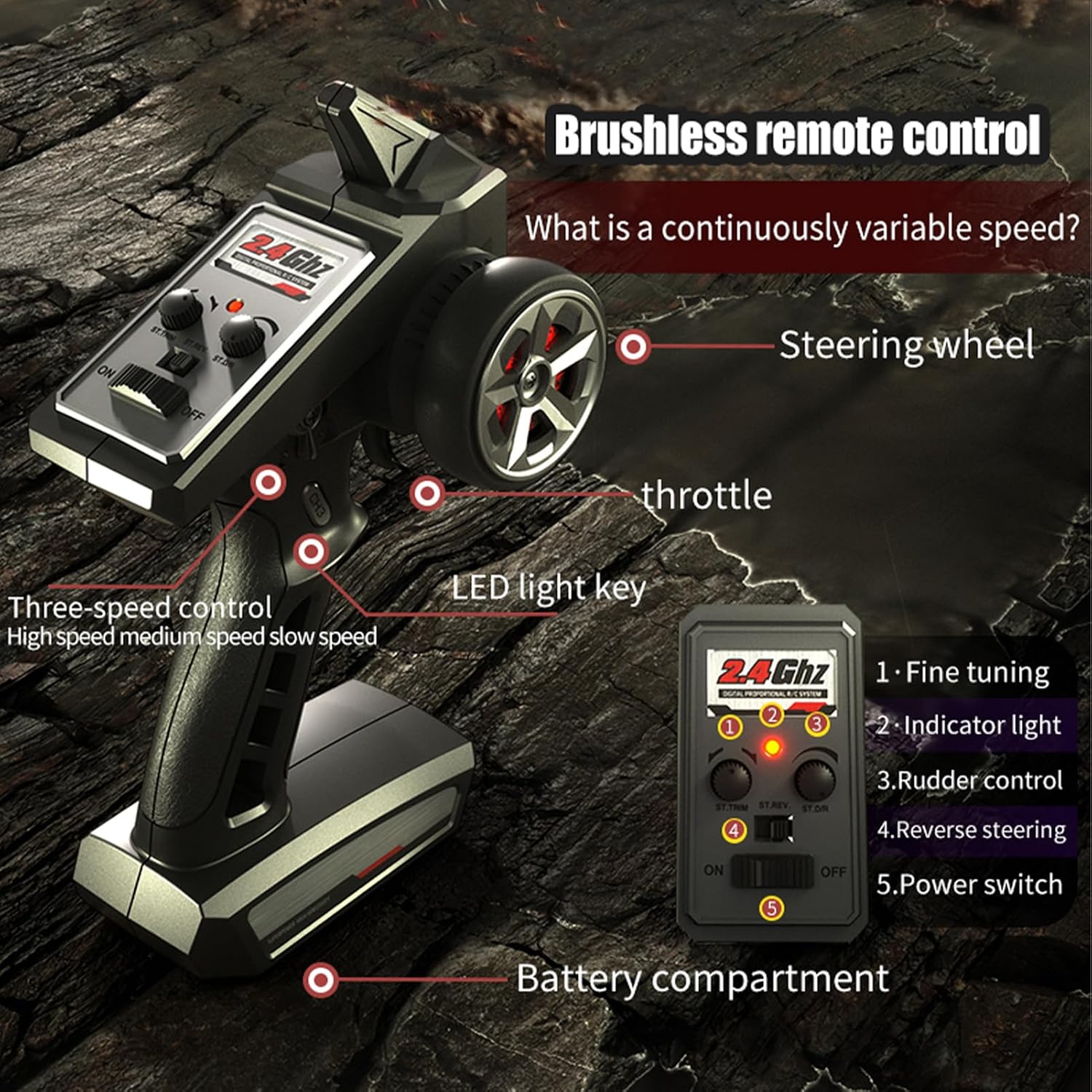 RC Cars 1:14 RC Truck 30 MPH 4WD Remote Control Car All Terrain Trophy Car for Adults Boys Teens Fast Off-Road RC
