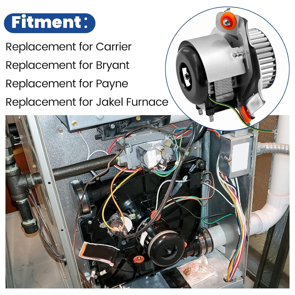 J238-112-11202 Draft Inducer Motor Kit Fits for Carrier 115V 1.4FLA 60Hz