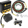 Caltric Stator and Regulator Rectifier Compatible With Kawasaki En500 Vulcan 500 Ltd 1996-2009