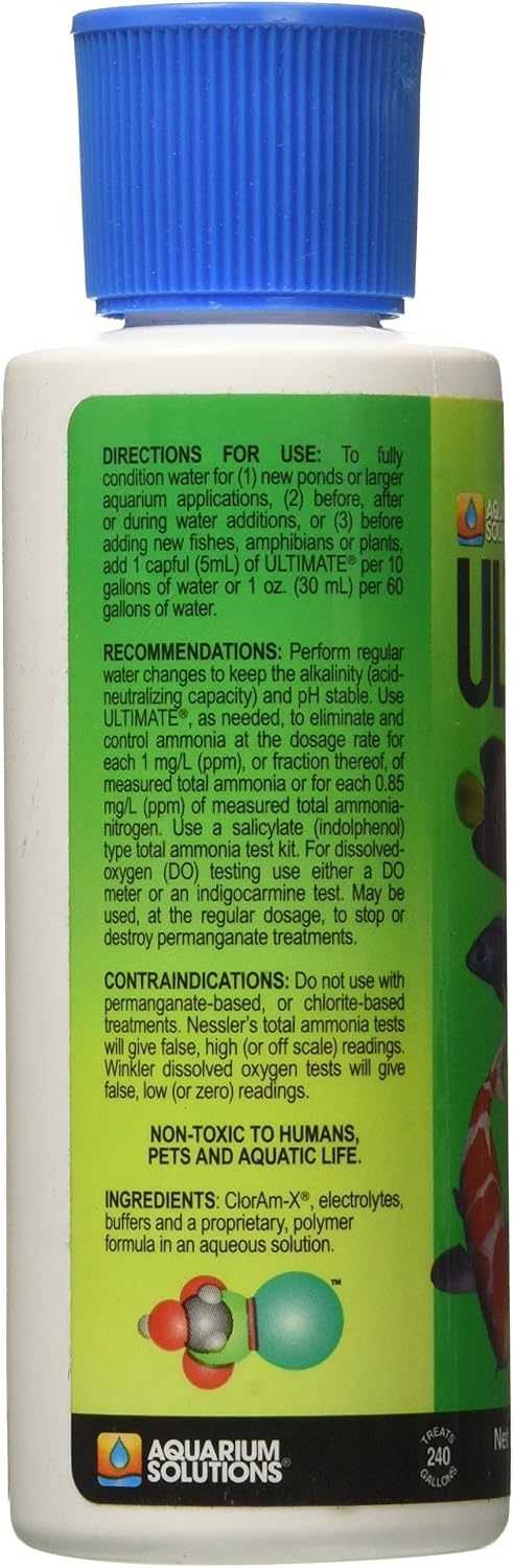 Usa AHK72234 Ultimate Water Conditioner for Aquarium, 4-Ounce