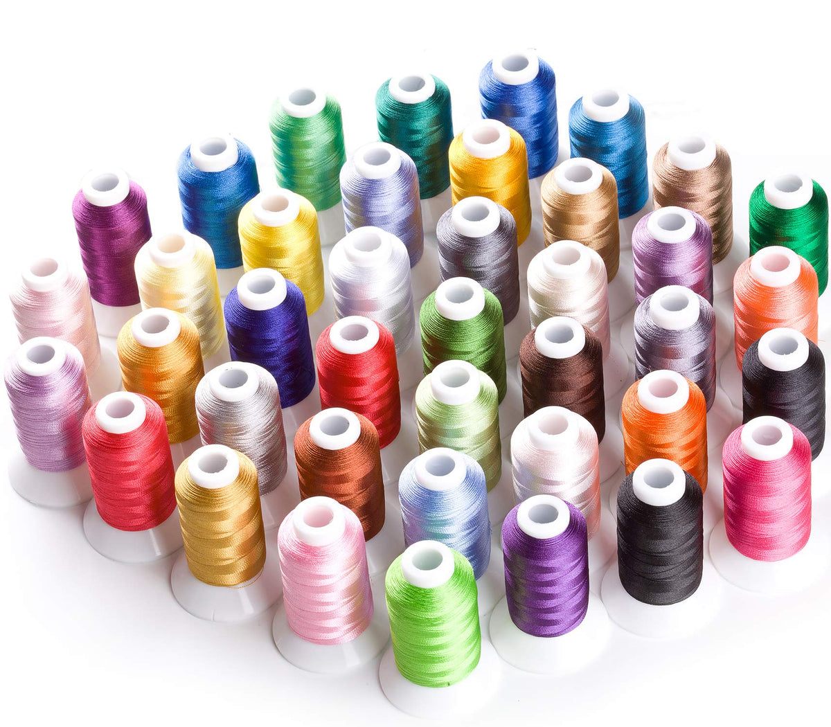 40 Colors Polyester Embroidery Machine Thread Kit