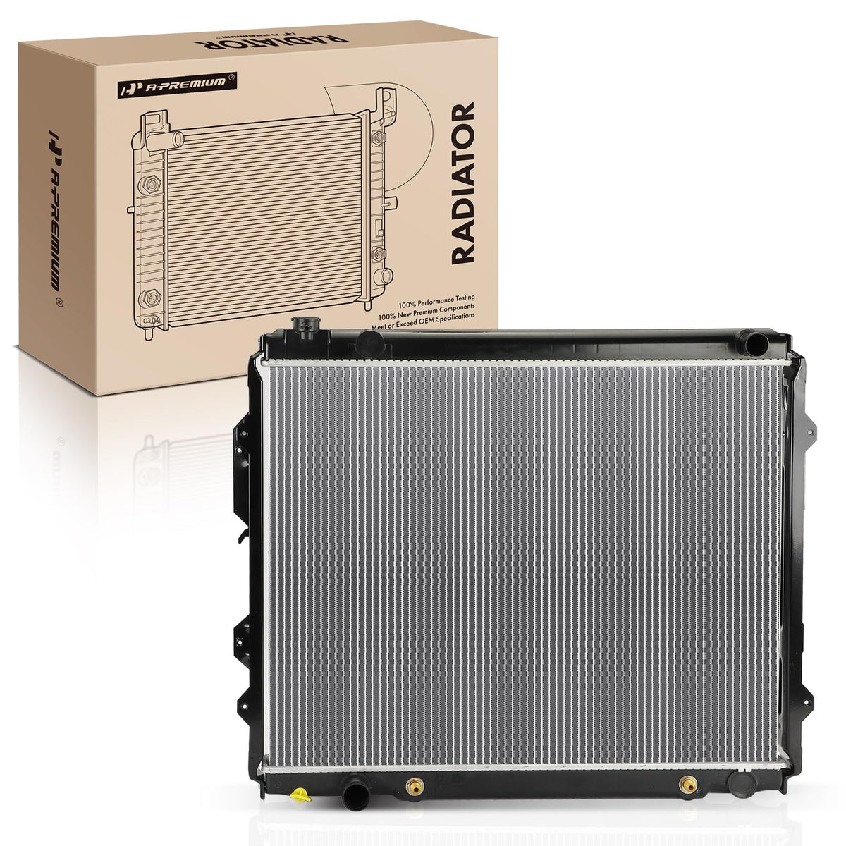 A-Premium Engine Coolant Radiator Compatible with Toyota Model