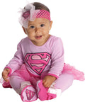 DC Comics Superheroes: Supergirl Infant Costume, Girl's 6-12 Months | Officially Licensed, Baby Costume, Romper