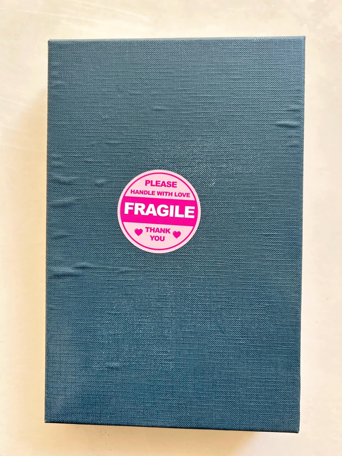 2inch 300pcs Cute Fragile Sticker Handle with Care Thank You Shipping Label