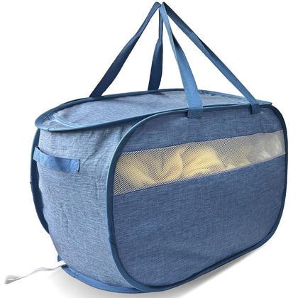Upgraded 100L Extra Large Mesh Pop Up Laundry Hamper with Lid and Handles. XL Closet Storage Bins, Dirty Clothes