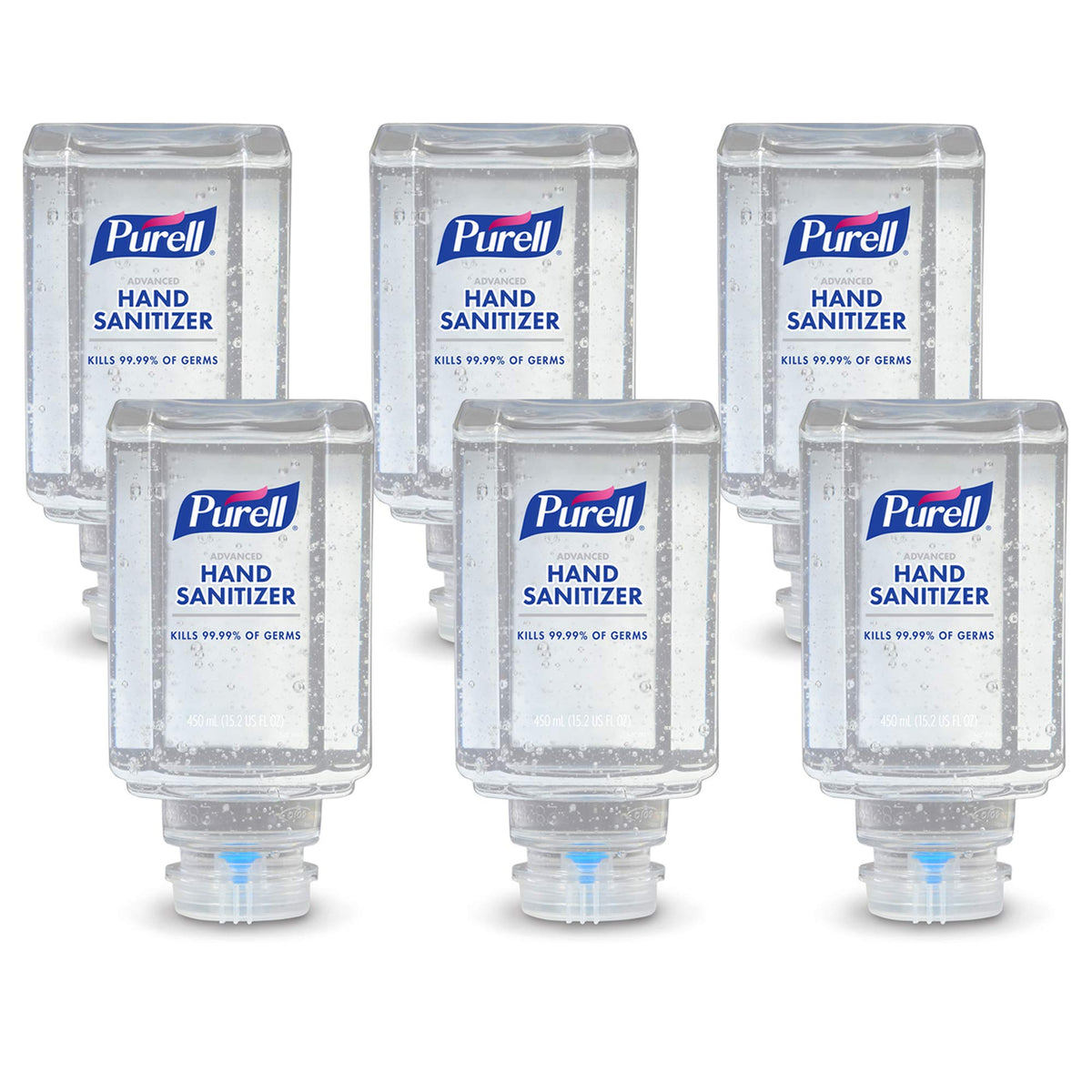 ES1 Advanced Hand Sanitizer Gel Refill, 6ct x 450 mL - 4450-06