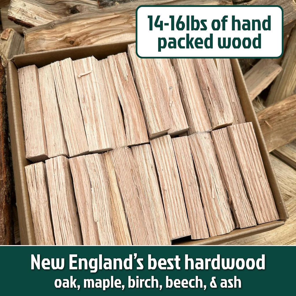 Savory Blend 5 Inch Universal Cooking Firewood - 14lbs. ~1000cuin Premium Kiln Dried Cooking Wood for Grills, Smokers