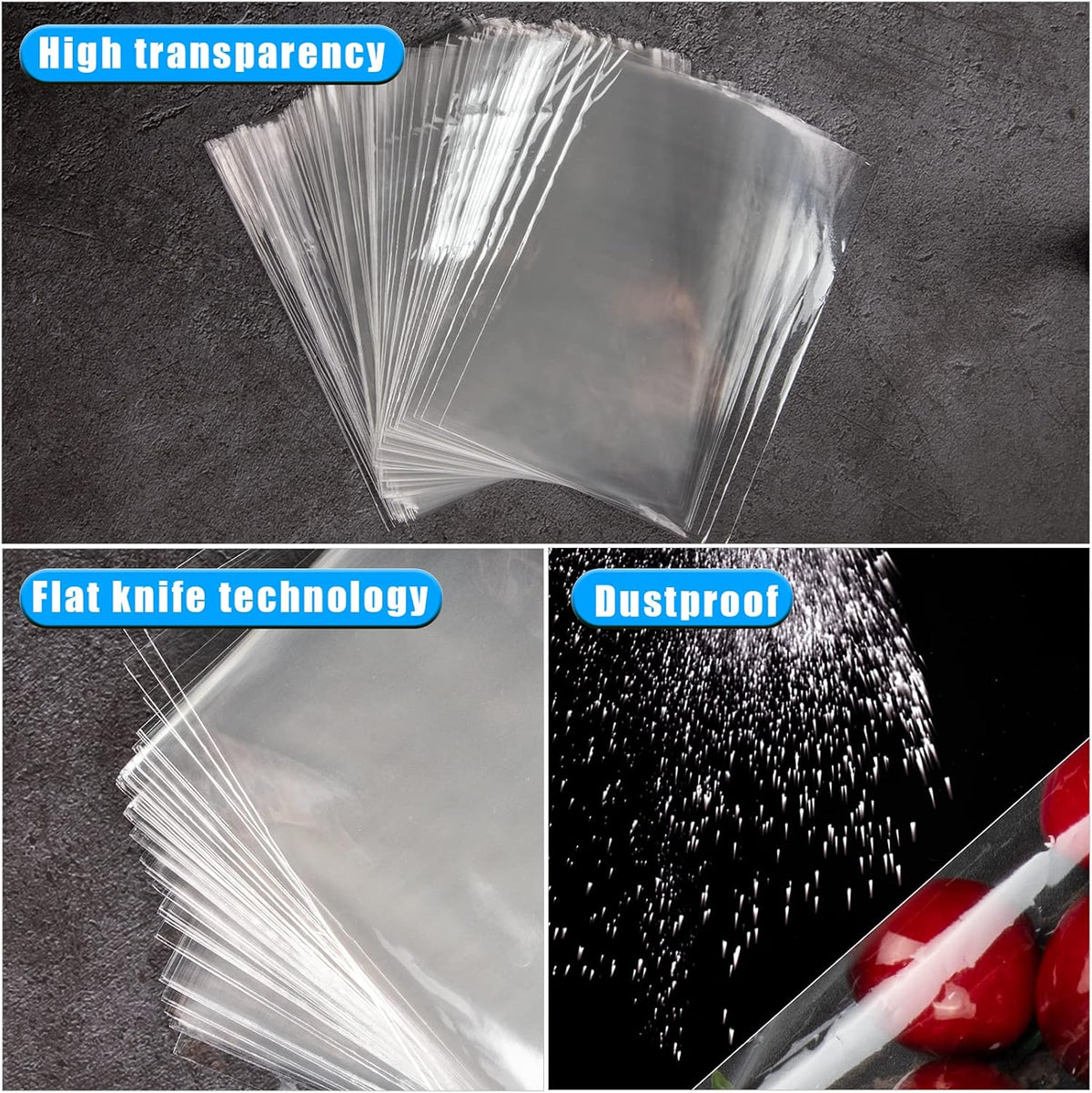 Cellophane Bags,450Packs 4X6 Inch Treat Gift Wrap