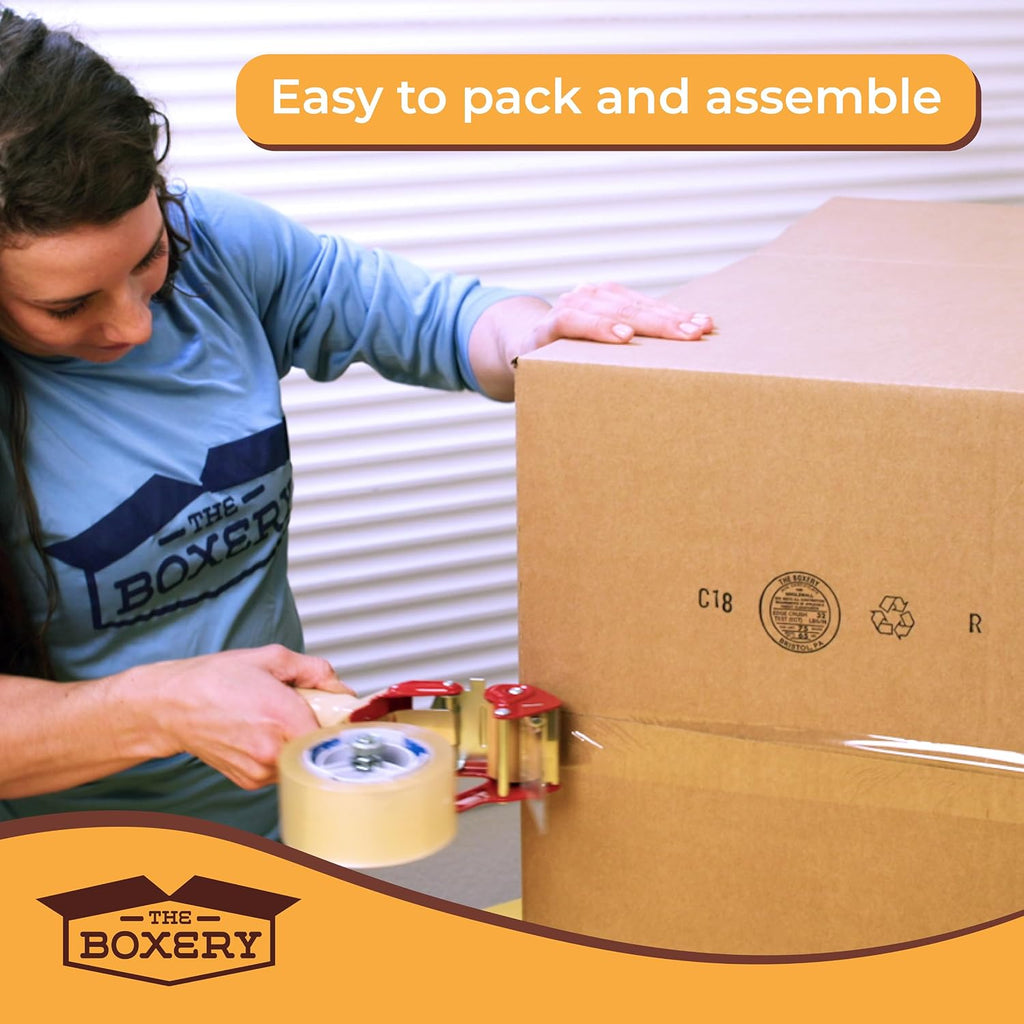 10"x8"x6" Corrugated Cardboard Boxes 25-Pack | Durable ECT 32 Corrugated Shipping Boxes for Mailing, Packing, Moving