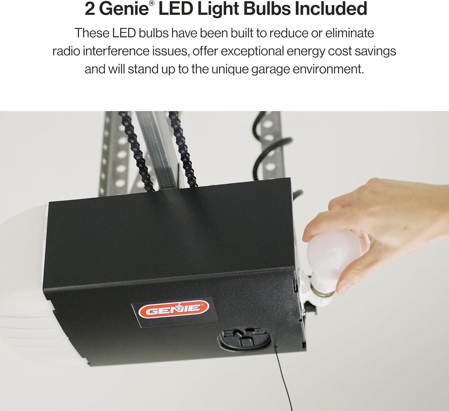 Stealth 500 Ultra-Quiet Belt Drive Garage Door Opener, Model 2055-LO