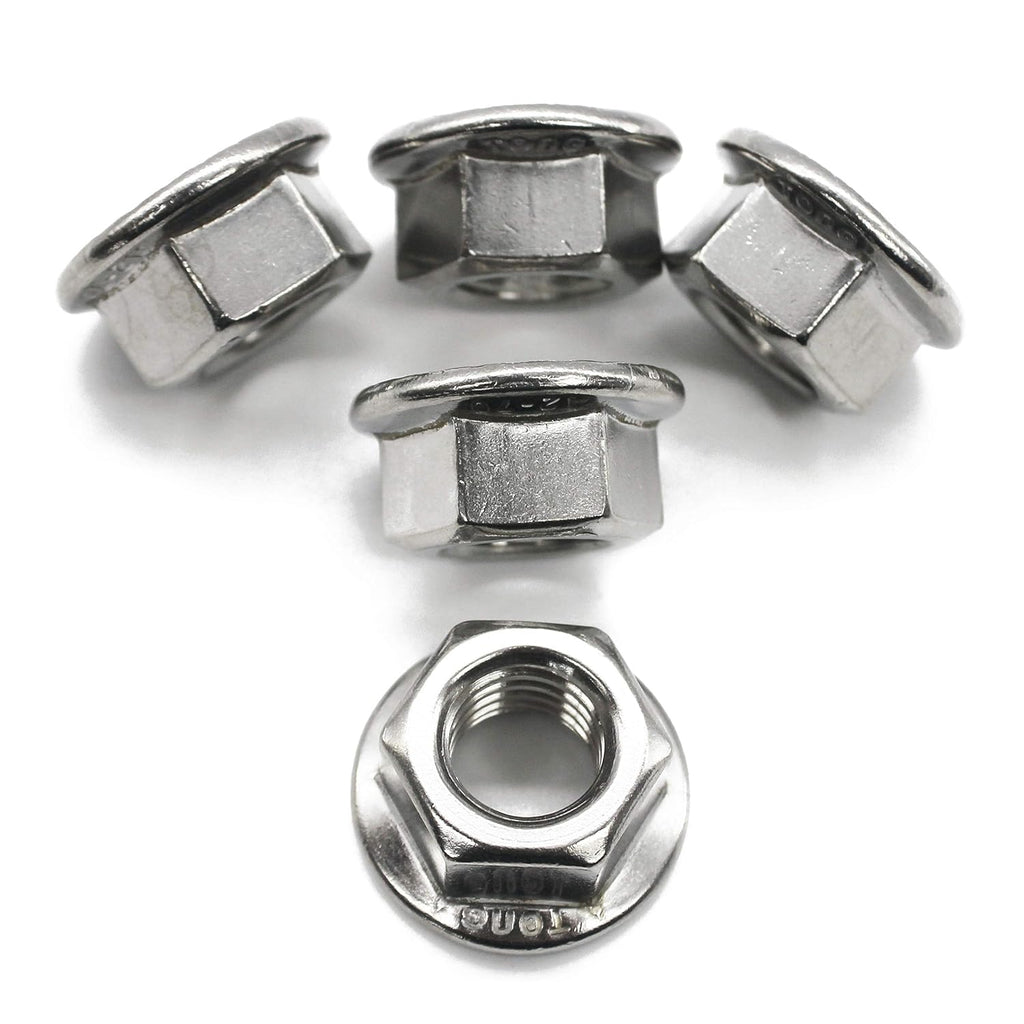 FullerKreg M6 x 1mm Serrated Hex Flange Nut, 50 Pcs