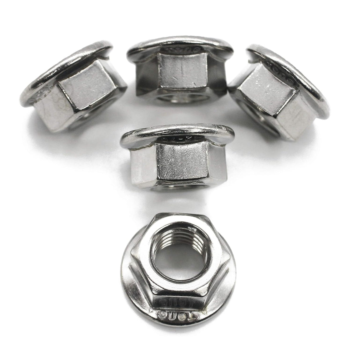 FullerKreg M6 x 1mm Serrated Hex Flange Nut, 50 Pcs