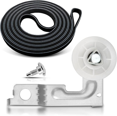 AZ4U Dryer Idler Pulley and Belt Kit for Samsung DV210AEW DV45H7000EW
