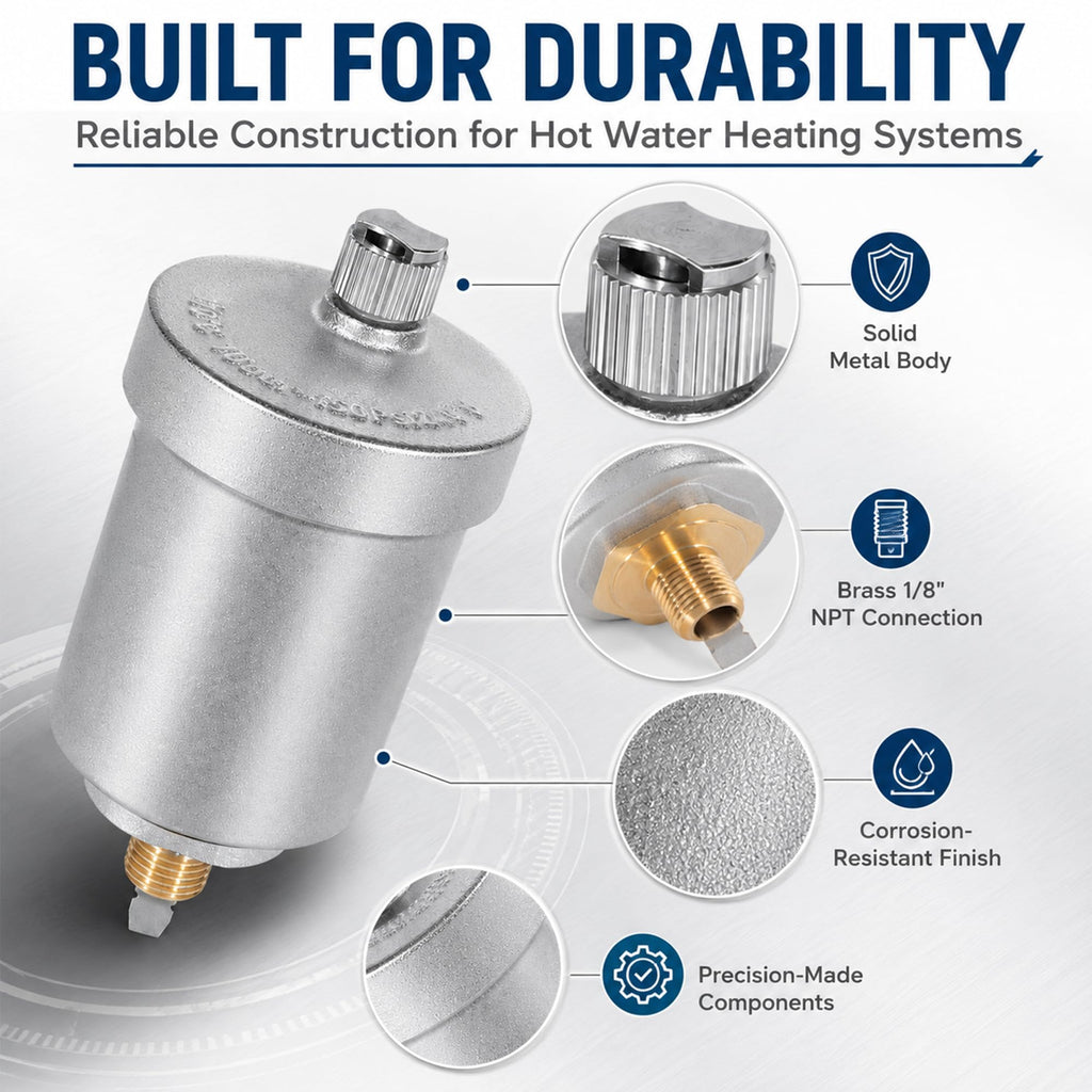400-4 Float Air Hy-Vent, 1/8" NPT Automatic Air Vent Valve