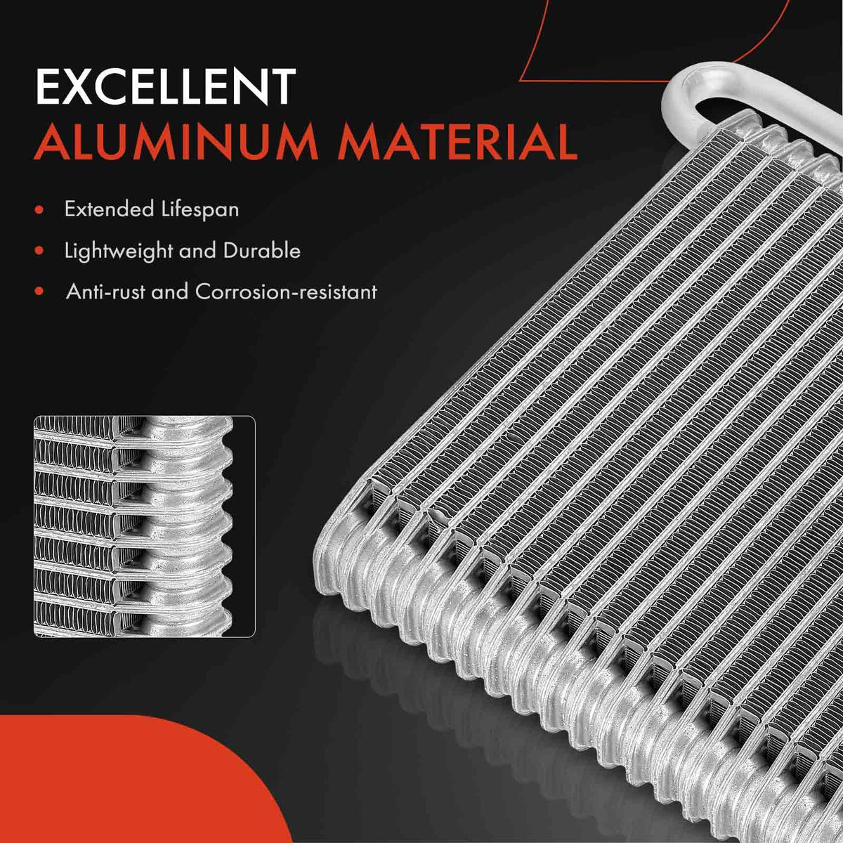 A-Premium AC Evaporator Core Compatible with Ford & Lincoln