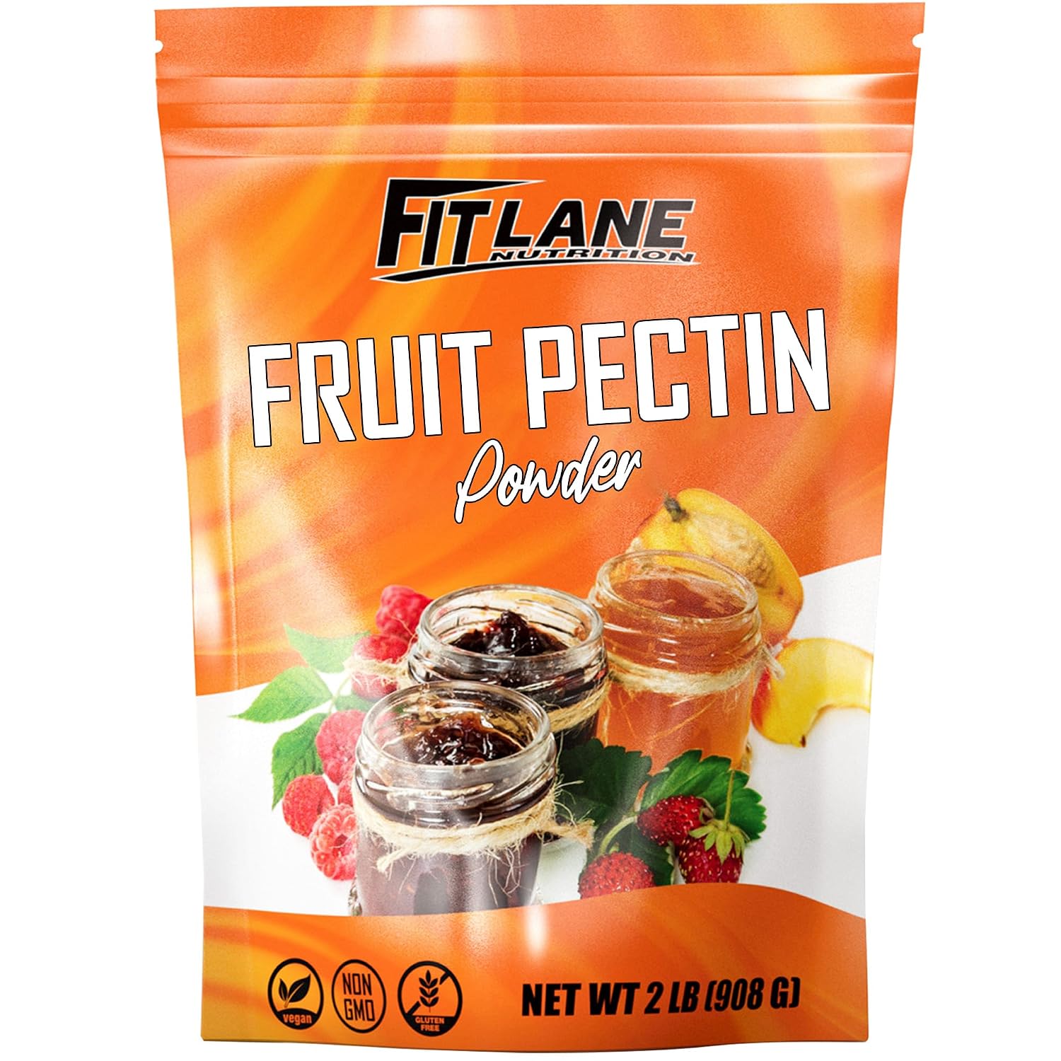 Fruit Pectin Powder for Jams and Jellies 2 lb, Natural Bulk Ingredient