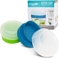 kefir lid mason jar lids wide mouth mason jar lids living culture grain drainer starter kit for home fermentation 2