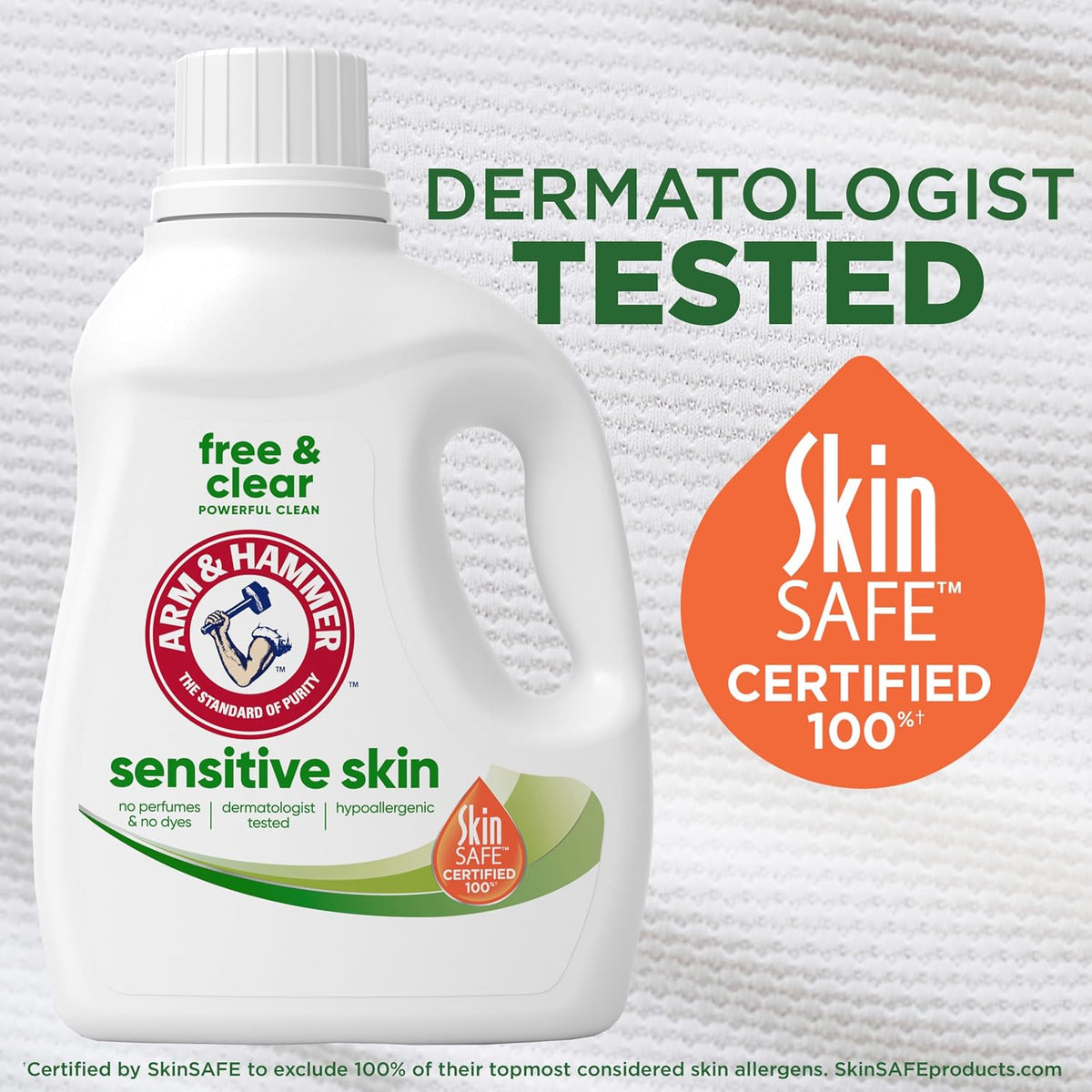 Sensitive Skin Free & Clear Liquid Laundry Detergent