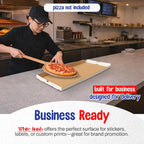 12” x 12” x 2” White Pizza Boxes (10 Pack) - Sturdy B-Flute Corrugated Cardboard Medium Pizza Box - Professional