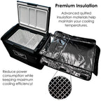 Explorer Bear Insulated Protective Cover for EX-50B Portable Refrigerator/Freezer, Black