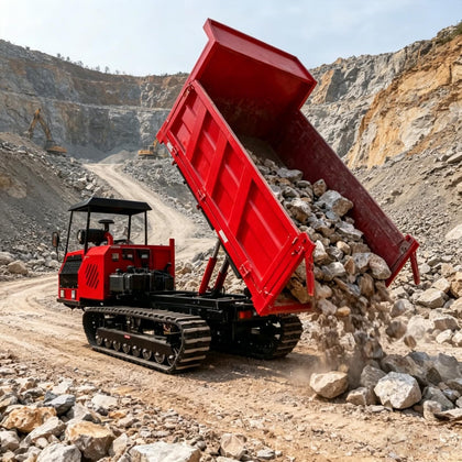 All Terrain Crawler Dumper, Tracked Dumper, Mini Dumper – Off Road Tracked Dumper for Mud Snow Sand Swamp Transport
