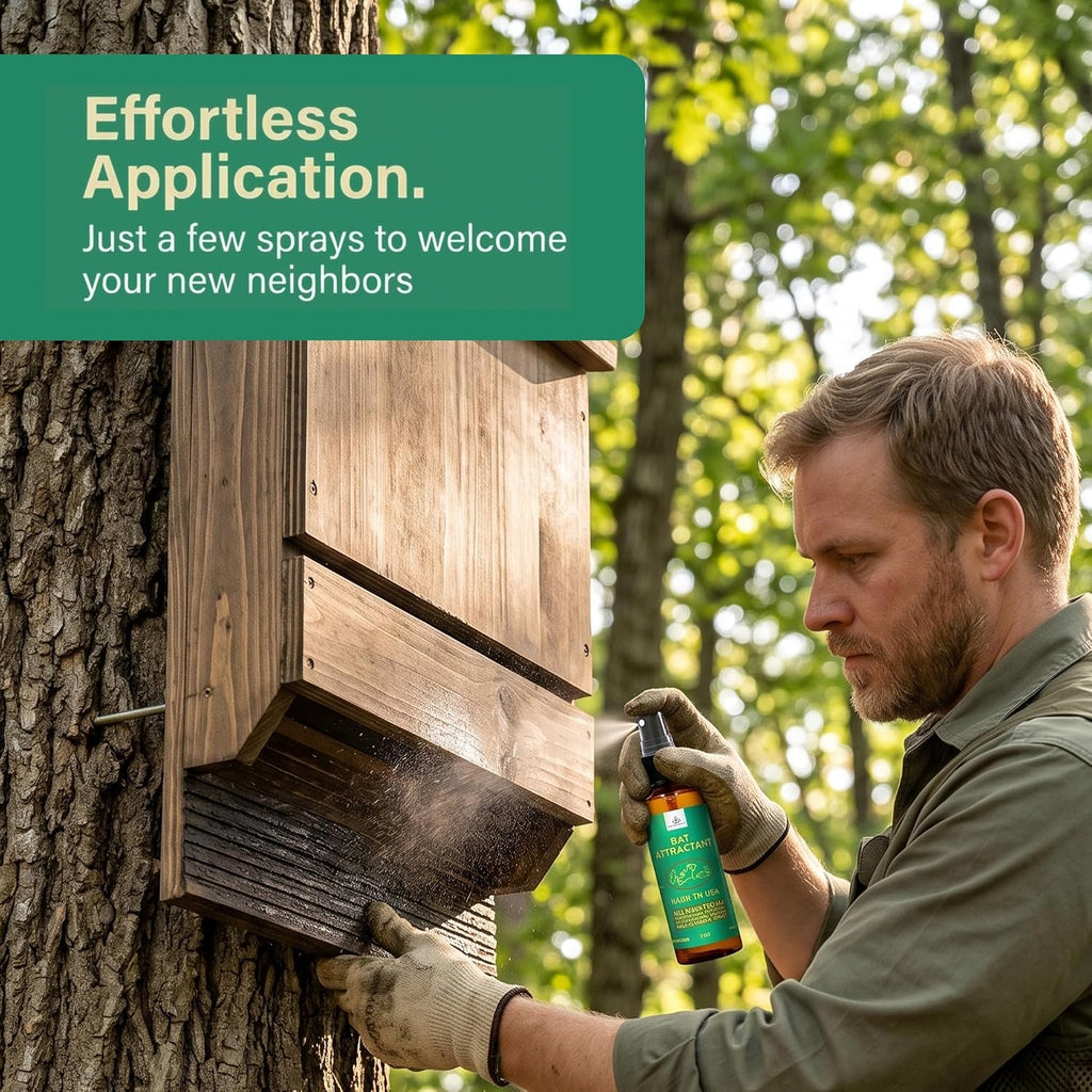 Bat Attractant Spray, for Bat Houses, Outdoor Use, 2 oz