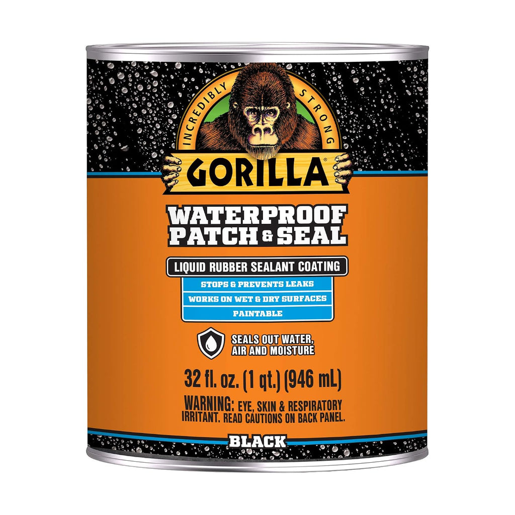 Patch & Seal Liquid Rubber Waterproof Sealant, Black, 32 oz
