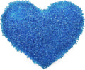5LB Fish Tank Gravel, Polished Small Aquarium Substrate Gravel Sand, Blue Sea Glass Beads for Vases, Irregular