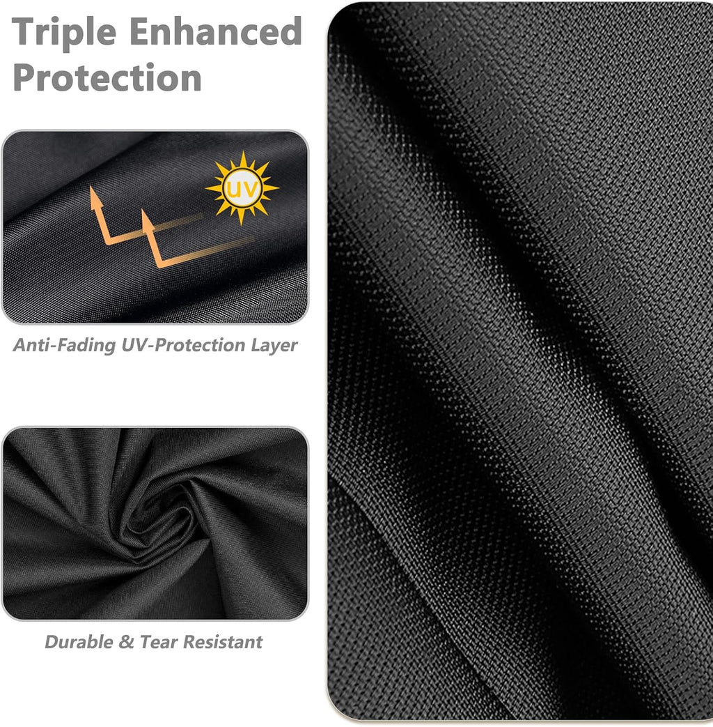 Full Enclosed Motorcycle Cover Waterproof,Heavy Duty 600D Oxford Outdoor Indoor Motorcycle Full Cover with All-Round