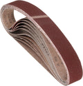 10 Pcs Sanding Belts 2 x 42 Inch 80 Grit Aluminum Oxide