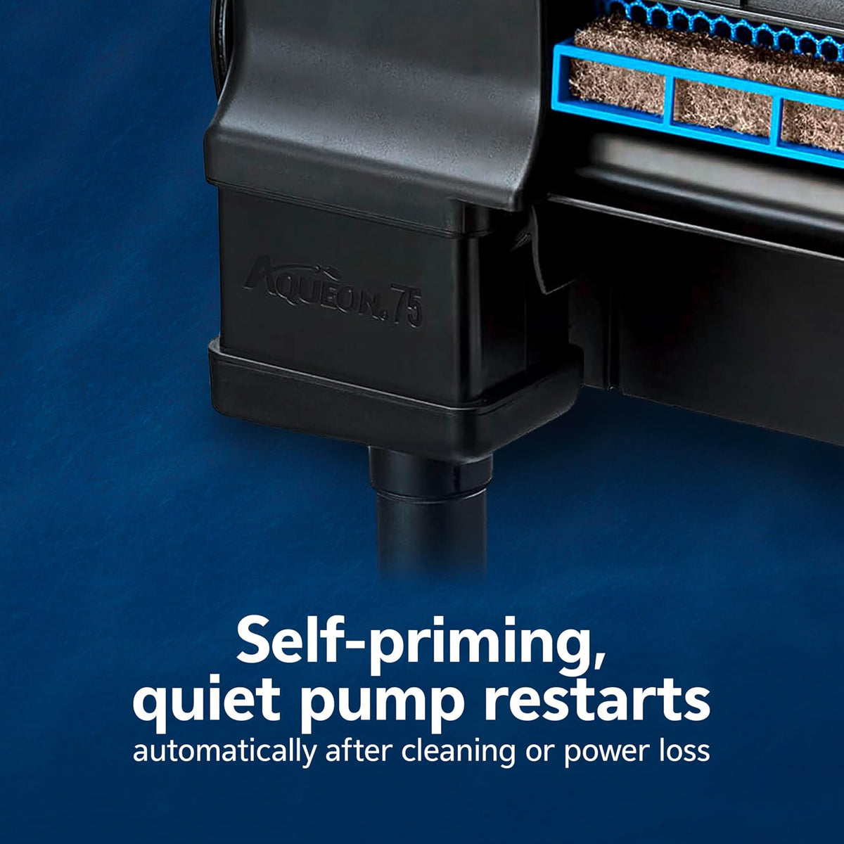 PRO QuietFlow Aquarium Power Filter Size 75, Up to 90 Gallons